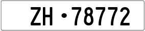 Truck License Plate